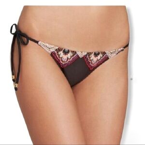 PILYQ BARCELONA Embroidered Side Tie Bikin…